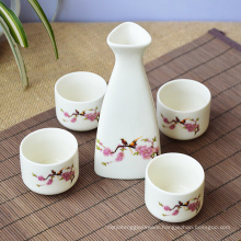 Haonai wholesale antique cheap ceramic wine set